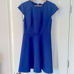 Ted Baker blue cap sleeve dress like NEW size 3